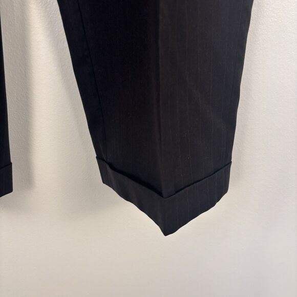 Jos A Bank Mens 43R Navy Blue Pinstripe Suit Blazer Pants 2 Piece Wool READ - Picture 9 of 15